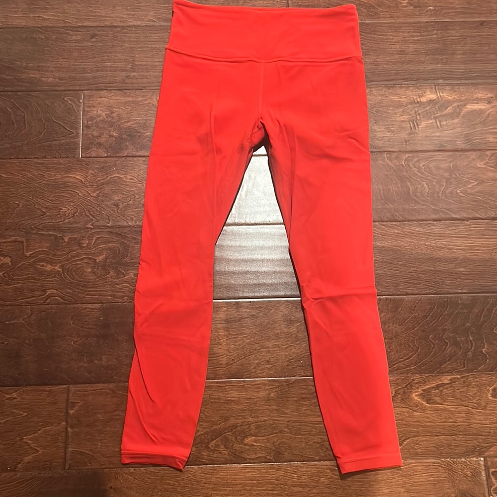 Athleta Red Yoga Pants